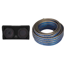Kicker 48TRTP102  Comp RT 10" Subwoofer Enclosure Package w/ Speaker Wire Bundle