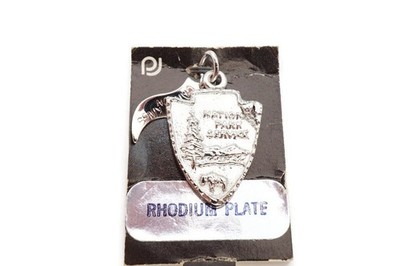 Vintage Sequoia King Canyon Charm Silver Tone Travel Souvenir