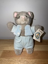 Vintage Tom Kitten Plush Eden Beatrix Potter Stuffed Animal W/ Tags 10"