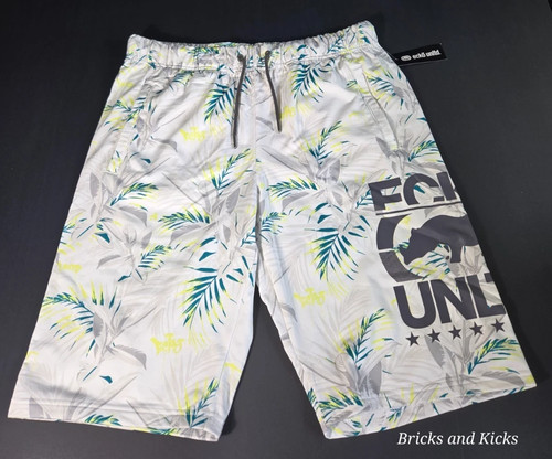 Ecko Unltd White Tropical Mix Board Shorts Men's Size L New With Tags - Picture 1 of 16