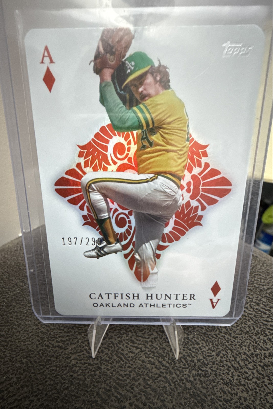 2023 Topps Update Series - All Aces Catfish Hunter #AA-57 Black /299