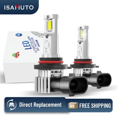 ISAMUTO 9005 HB3 LED Headlights 10000LM 6500K Super Bright White CANBUS