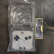 Gameboy Advance SP Clear Replacement Shell Housing IPS Ready Trim