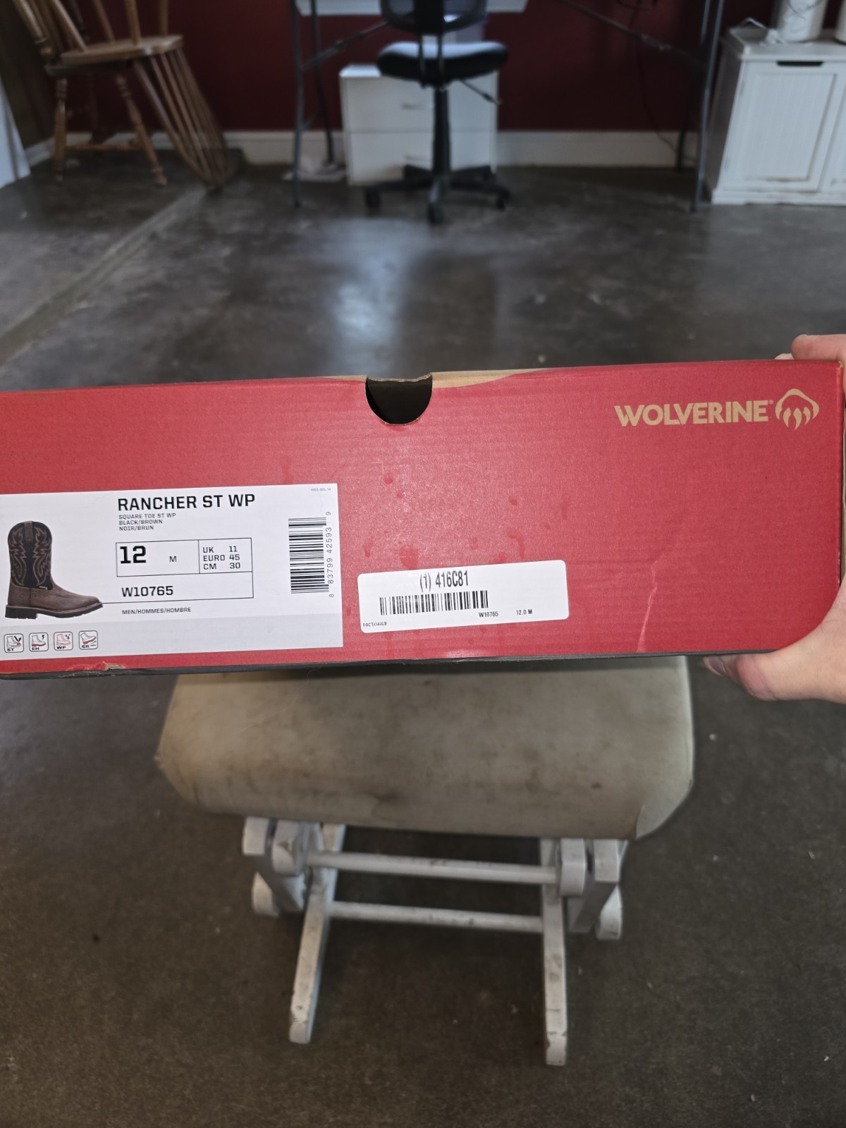 Wolverine ST WP Size 12 Boots