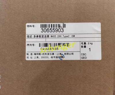 1PCS New M400 2XH Type2 ISM 30655903 Multi parameter transmitter FedEx or DHL