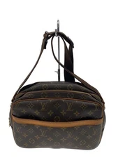 LOUIS VUITTON SHOULDER BAG REPORTER PM_MONOGRAM CANVAS PVC Brown Used