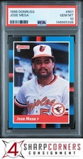 1988 DONRUSS #601 JOSE MESA RC ORIOLES PSA 10