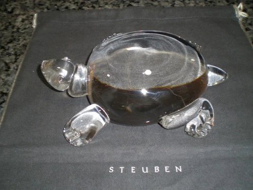 Steuben Great Turtle ? - Tortoise - 8" - Signed - VG Condition - Hard to Find