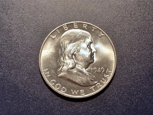 Gem BU 1949-D FBL Franklin Half Dollar
