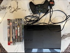 Sony PlayStation 3 Super Slim 500GB Charcoal Black Console with 6 Games