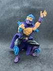 Vintage 1980s TMNT Shredder Action Figure – Soft Goods Cape – Ninja Turtles Toy