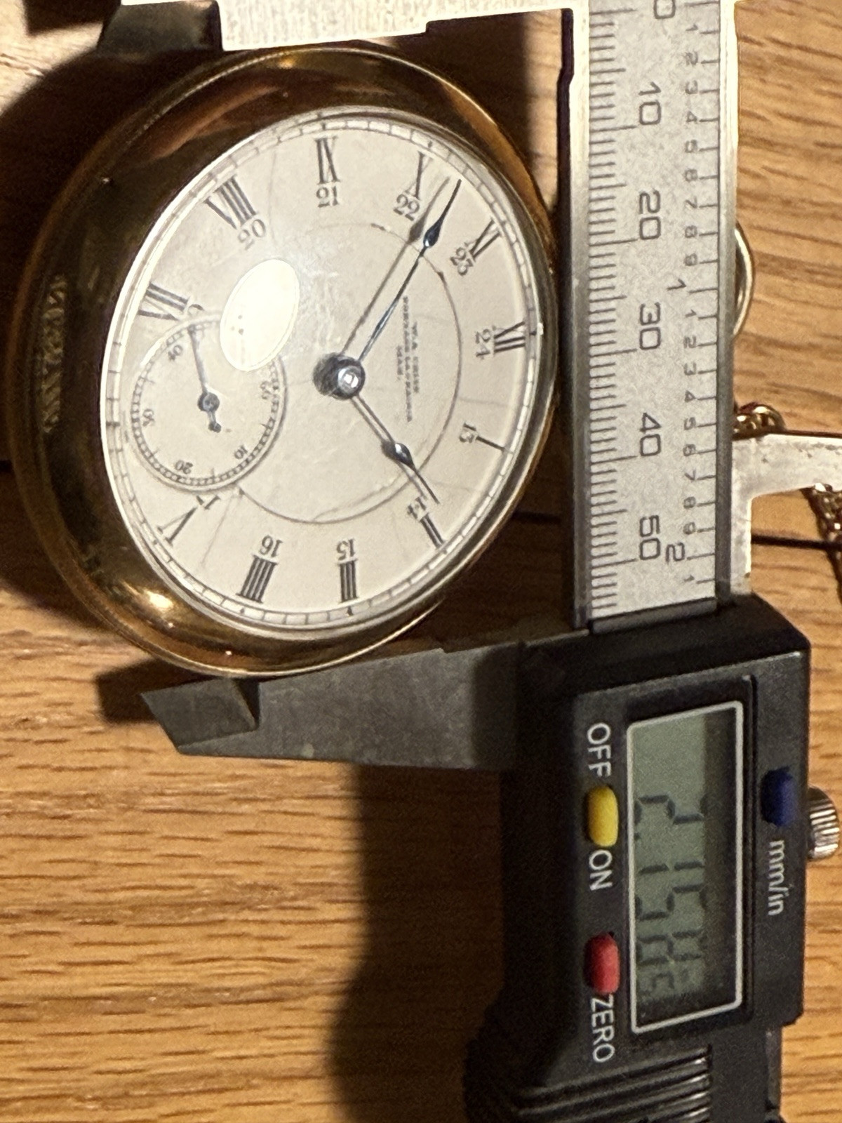 American Waltham Pocket Watch - Size 16S, Gold-Filled, Restored with New Chain