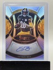 2025 Panini Select Le’veon Bell Silver Auto Steelers