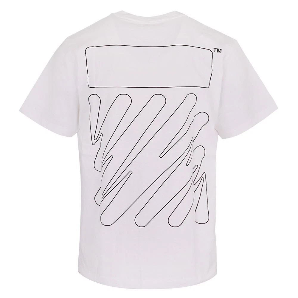 OFF WHITE T shirt manica corta bianco sporco 45806196
