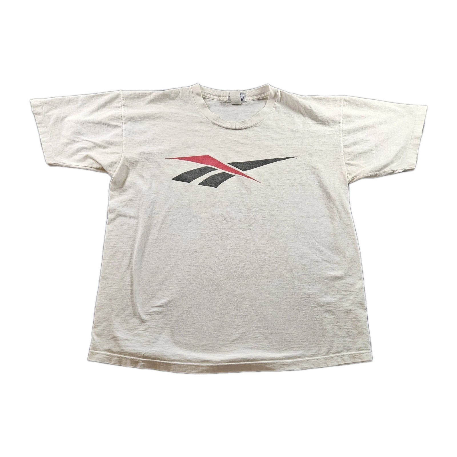 Vintage Reebok Graphic T-Shirt 90s Made In USA Logo Size XL FAST SHIPPING