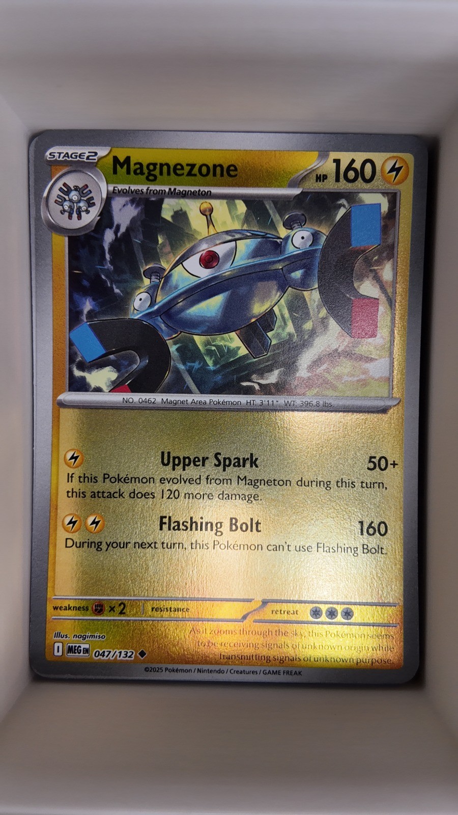 Magnezone 047/132 Reverse Holo POKEMON ME01: Mega Evolution ENG LP