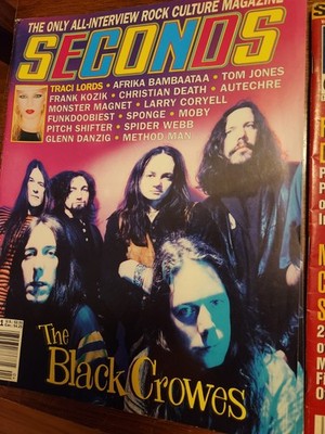 SECONDS MUSIC MAGAZINE #31-THE BLACK CROWES, MOBY, DANZIG, METHOD MAN, TOM JONES