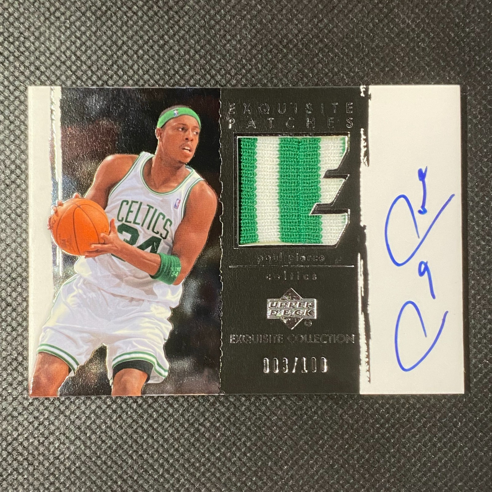 Paul Pierce Exquisite Patch Auto /100 - 2003-04 UD Exquisite Collection #AP-PP