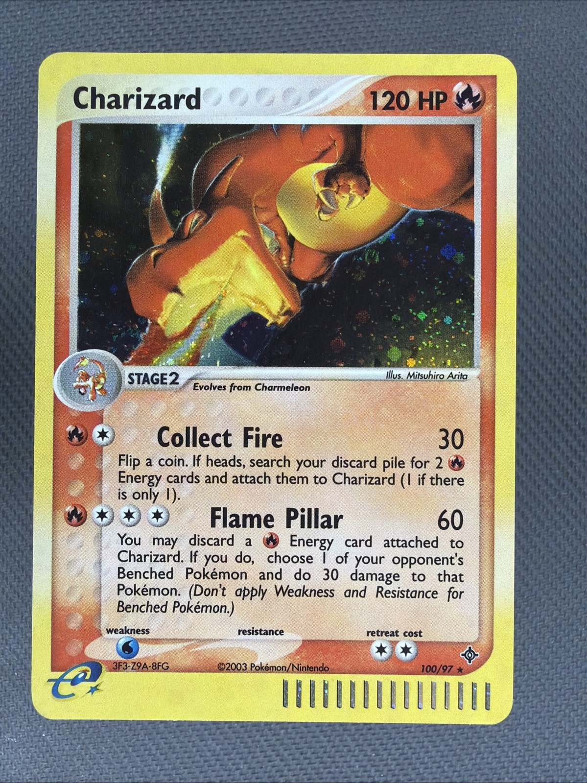 Pokémon TCG Charizard Dragon 100/97 Holo Card Secret Rare 2003 - LP