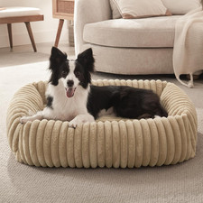 Dog Bed Medium Size Dog, Washable Orthopedic Pet Bed with Removable Cover, Recta