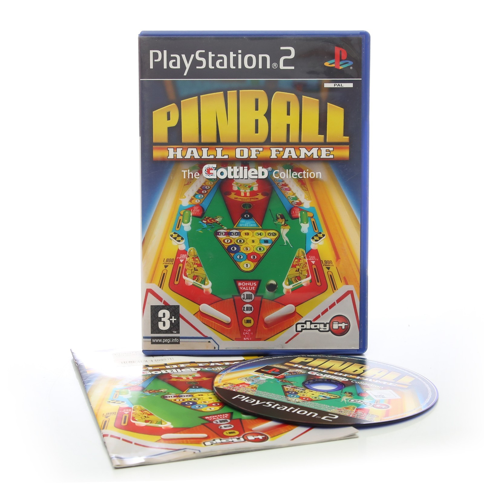 Pinball Hall of Fame Gottlieb Collection (PAL Sony PS2, 2005)