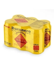 Malta Bucanero 330ml Cans (Pack of 6) | Non-Alcoholic Malt Beverage Cuba