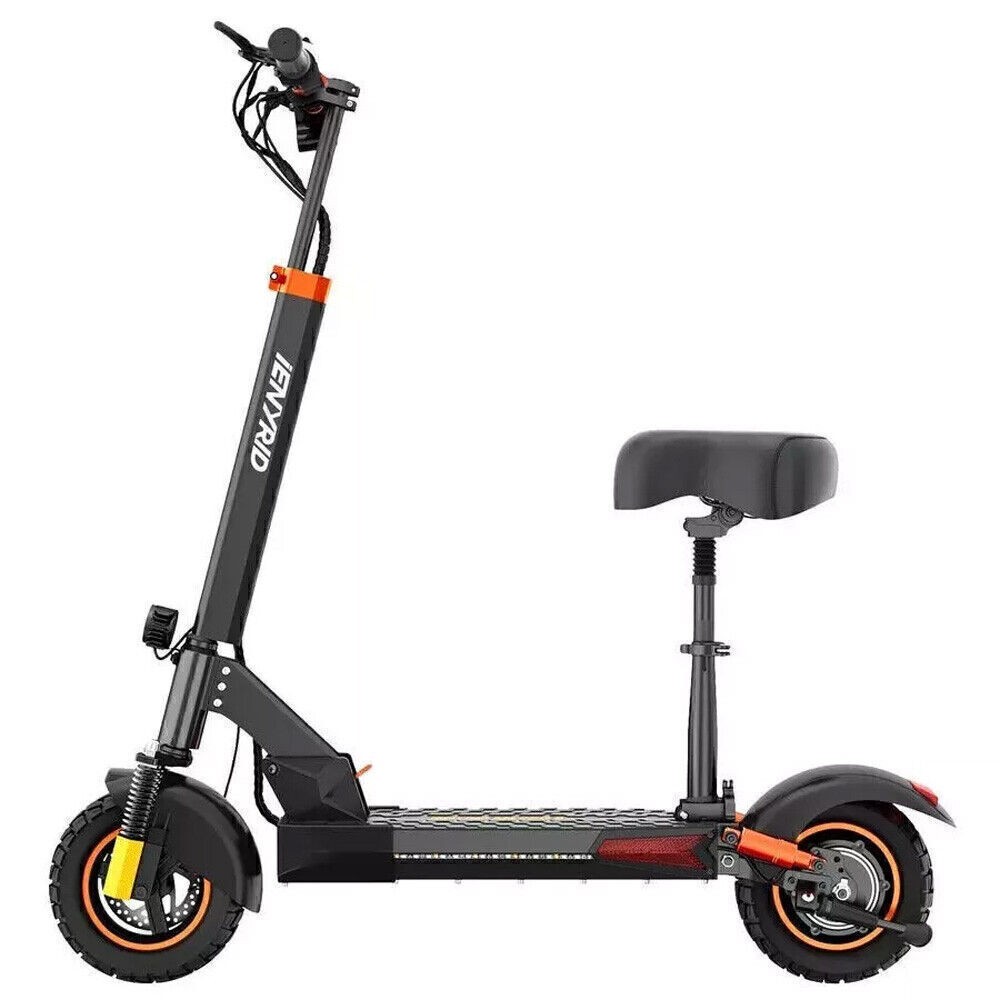 800 Motor Adult Electric Scooter 48V 12.5AH 28MPH 20Mi/h Range Off Road Fat Tyre