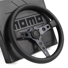 Momo Prototipo P5 Black Edition 350mm14inch Steering Wheel Genuine Pu Leather