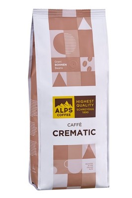 Alps Coffee Kaffee CREMATIC 1000 g Bohnen