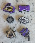 Shredder Jibbitz METAL! NEW! TMNT OFFICIALLY LICENSED Crocs Shoes Charm LOT OF 6 — photo 1