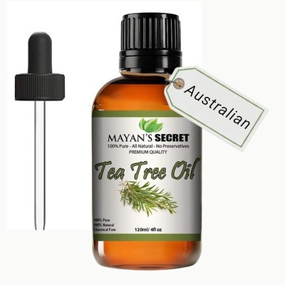 Tea Tree Oil 4oz Pure Natural Australian Oil for Skin Hair Face