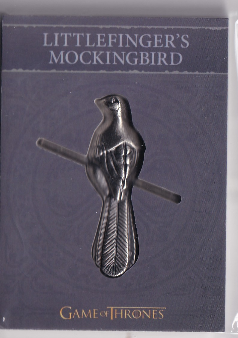 2015 Game of Thrones Season H6 Littlefinger's Mockingbird Steel