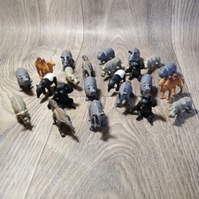 Safari Ltd Lot Of 23 On the Savanna Animals Including Rhino Gorilla Camel Hippos