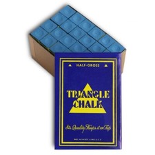 TRIANGLE Pool cue Billiard CHALK - 1/2 GROSS - 72 PCS - Choose your color