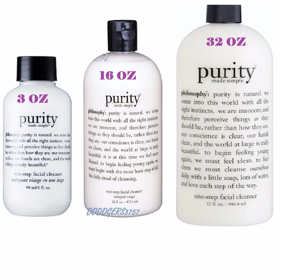 LIMPIADOR SIMPLE HECHO POR LA FILOSOFÍA PUREZA 32 OZ - 24 OZ - 16 OZ - NUEVO - SELLADO ¡INCREÍBLE!  Foto 3 de 3