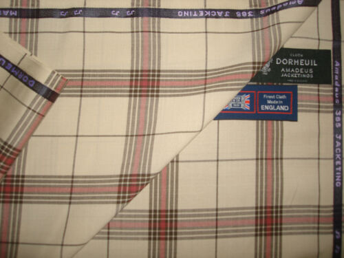 DORMEUIL 'Amaadeus 365 JACKETING' LUXURY WOOL FABRIC - 2.0 m. - MADE IN ENGLAND - Picture 6 of 6