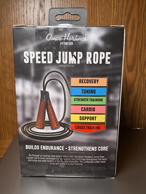 Omari Hardwick Speed Jump Rope New Red Handle Cross Training