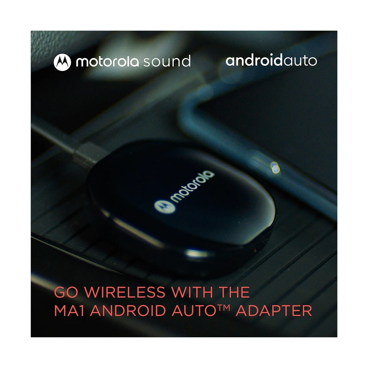 Motorola MA1 Wireless Android Auto Car Adapter - Instant Connection from  Smar