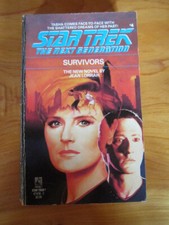 BOOK S/C STAR TREK THE NEXT GENERATION SURVIVORS  #4   1989 GREAT  ***