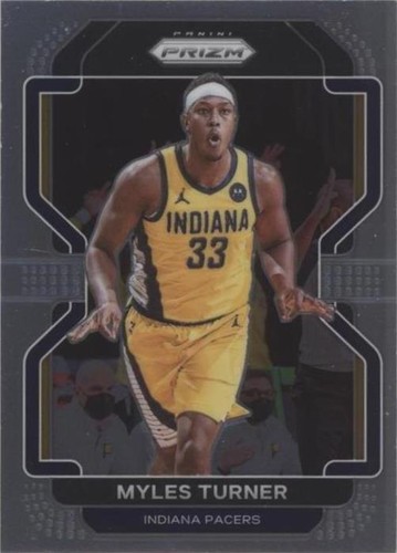 2021-22 Optic BLUE LASER PRIZM Myles Turner #38 PACERS | eBay