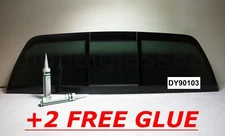 Fits 2003-2009 Dodge Ram Pickup 2500 & 3500 Manual Slider Back Glass Flush Fit