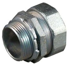 Appleton CG-1250S, Cord Connector, 1/2 In Stl L-T Crd Cbl Conn R, 5 PC