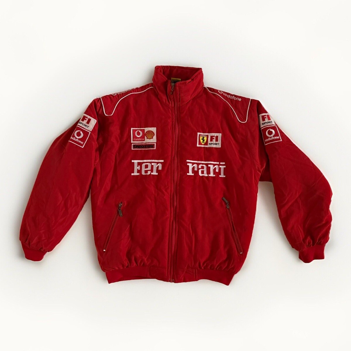 Ferrari Racing Michael Schumacher Jacket Red VTG Men Size L Ferrari Racing Michael Schumacher Jacket Red VTG Men Size L