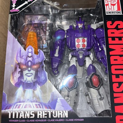 Nucleon & Galvatron Tranformers Titans Return Figure New Sealed 2015 Hasbro
