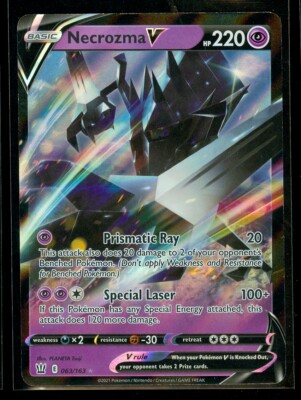 Pokemon NECROZMA V 063/163 Battle Styles - ULTRA RARE HOLO - MINT | eBay Pokemon NECROZMA V 063/163 Battle Styles - ULTRA RARE HOLO - MINT | eBay