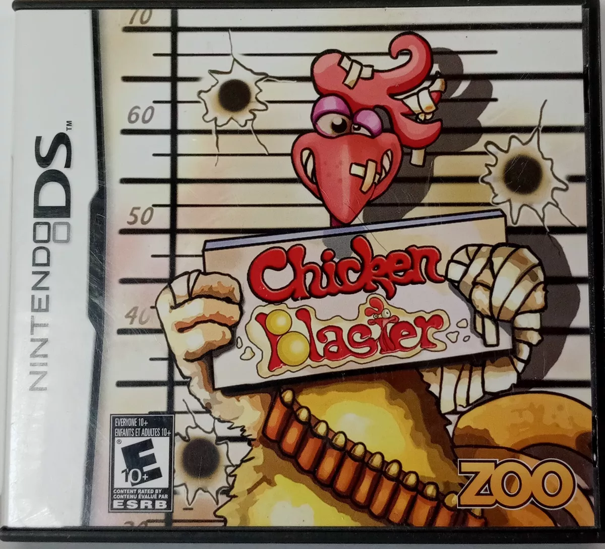 Nintendo DS Chicken Blaster Game Tested Works DSI 2DS 3DS Multiplayer 10 years