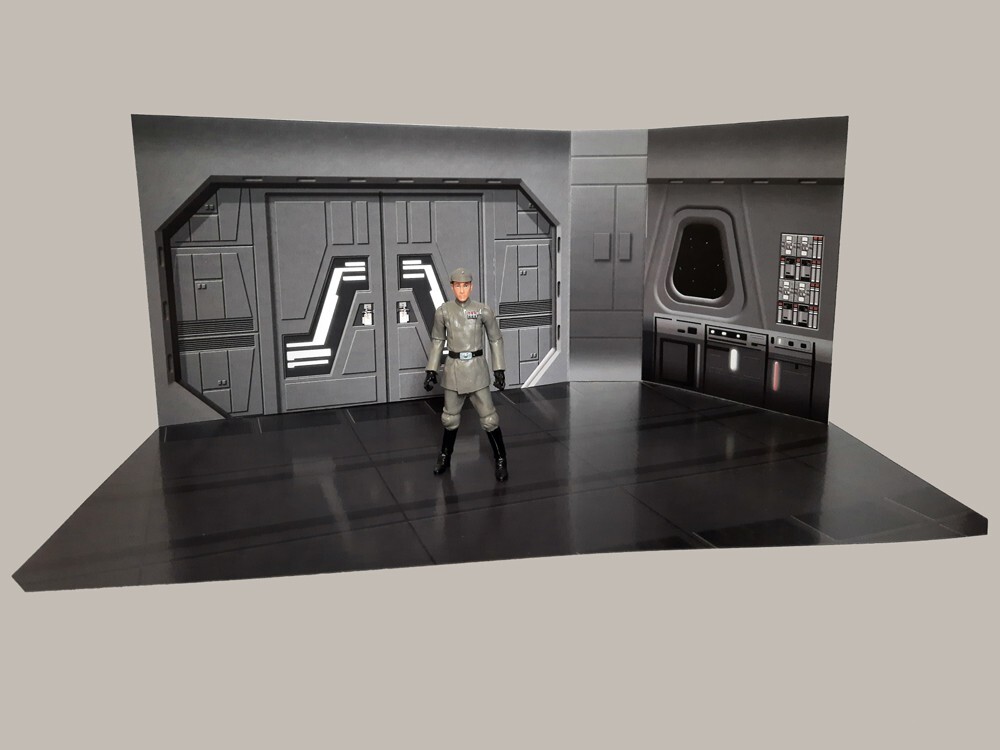 Star Destroyer Hallway Custom Playset Backdrop Star Wars TVC