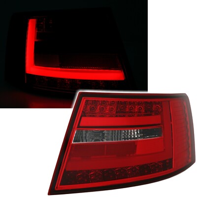 EAGLE EYES LED Lightbar Rückleuchten Set für Audi A6 4F in Rot Weiß 04-08 6Pin