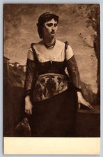 National Gallery Art Washington DC Agostina Corot Postcard