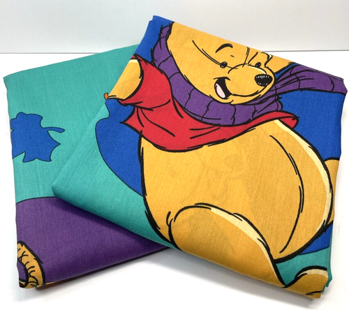 Vintage Winnie-the-Pooh & Tigger Vorhänge - Disney - 2 Paneele - 80 x 84 - Bild 1 von 2